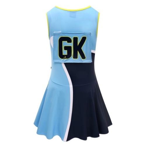 NETBALL BODYSUIT DRESS BIBS-N12NBG