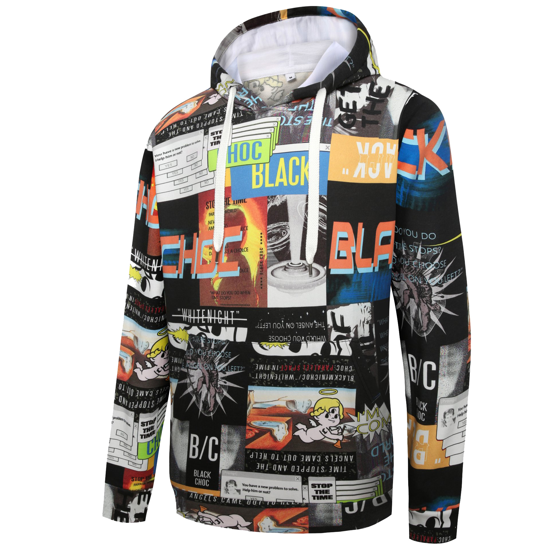 COTTON DIRECT DIGITAL PRINTING HOODIE-L04ART4